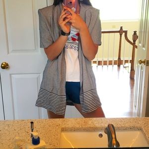 Allison-Che Padded Long Blazer Sz 16P